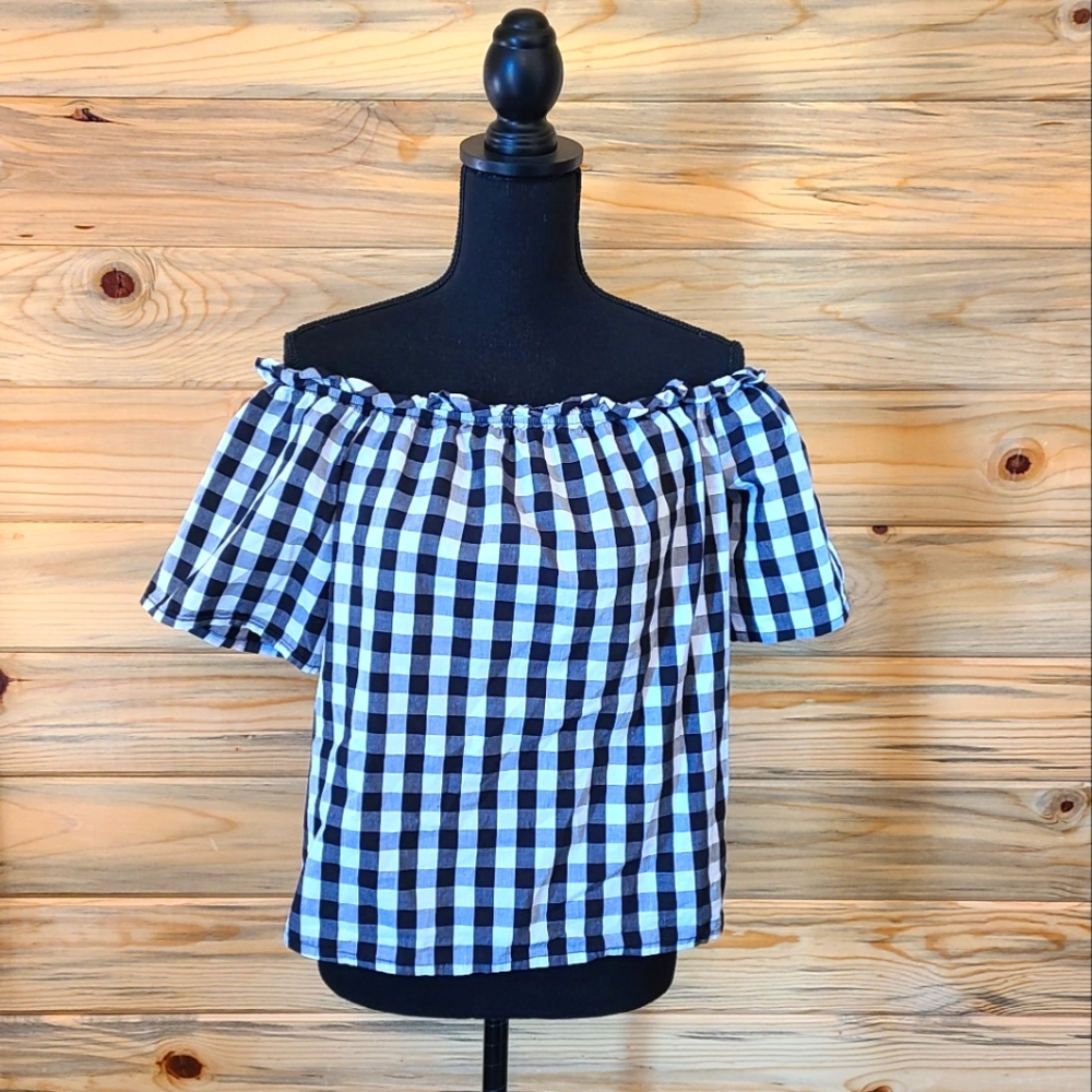 Cavalini Off Shoulder Blouse , Ladies Size Large